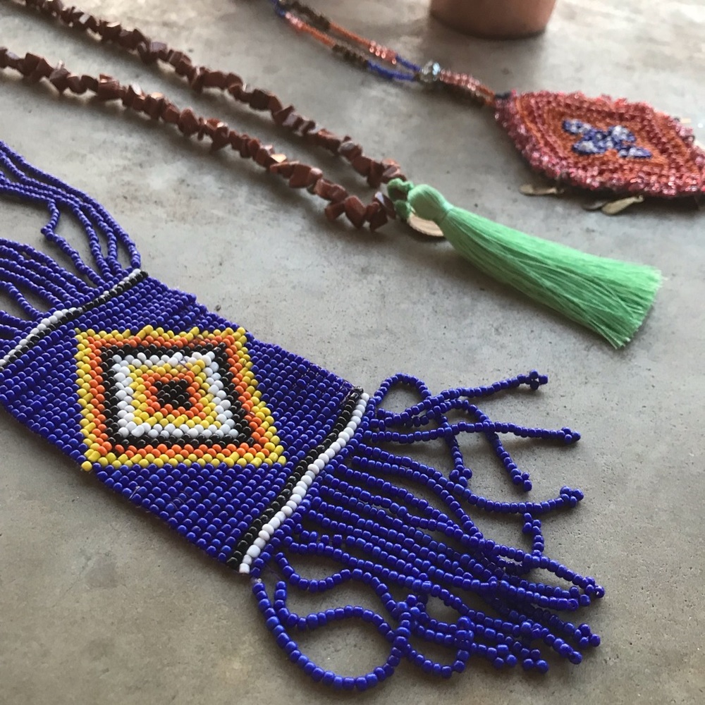 Colorful necklaces - Picture 2 of 2